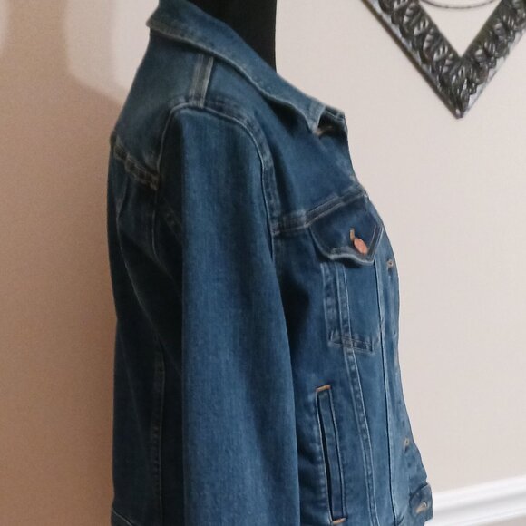 Great Condition J. Crew Jeans Denim Jacket Size M - Picture 2 of 6